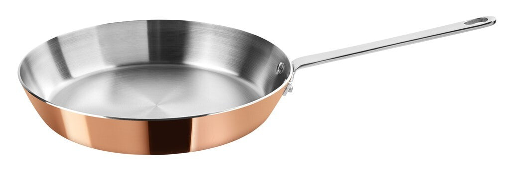 SCANPAN Maitre D' koperen koekenpan 28 cm van opzij