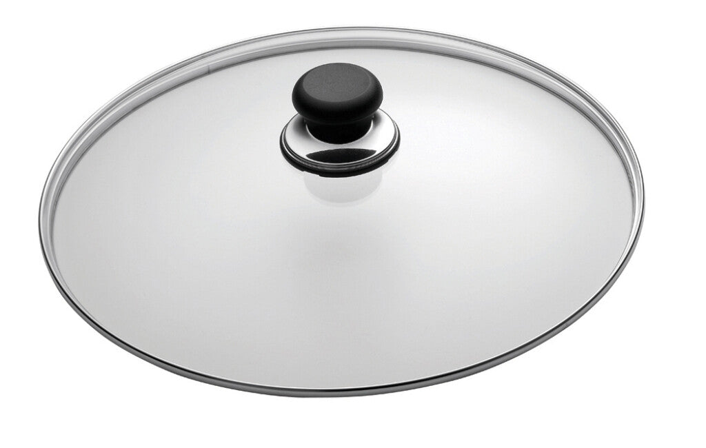 SCANPAN Classic glazen deksel 20 cm schuin van voren