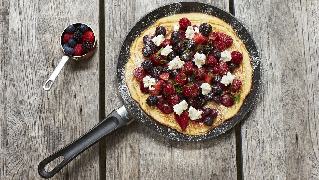 Pannenkoeken bereid in een SCANPAN-pannenkoekenpan