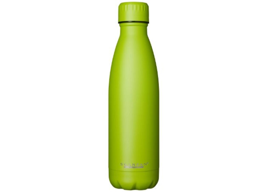 TO GO thermosfles 500 ml in de kleur Lime Green op een witte achtergrond