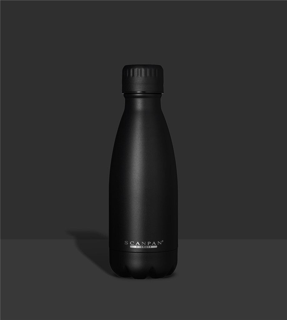 TO GO termoflaske 350 ml i farven Black på matchende farvebaggrund