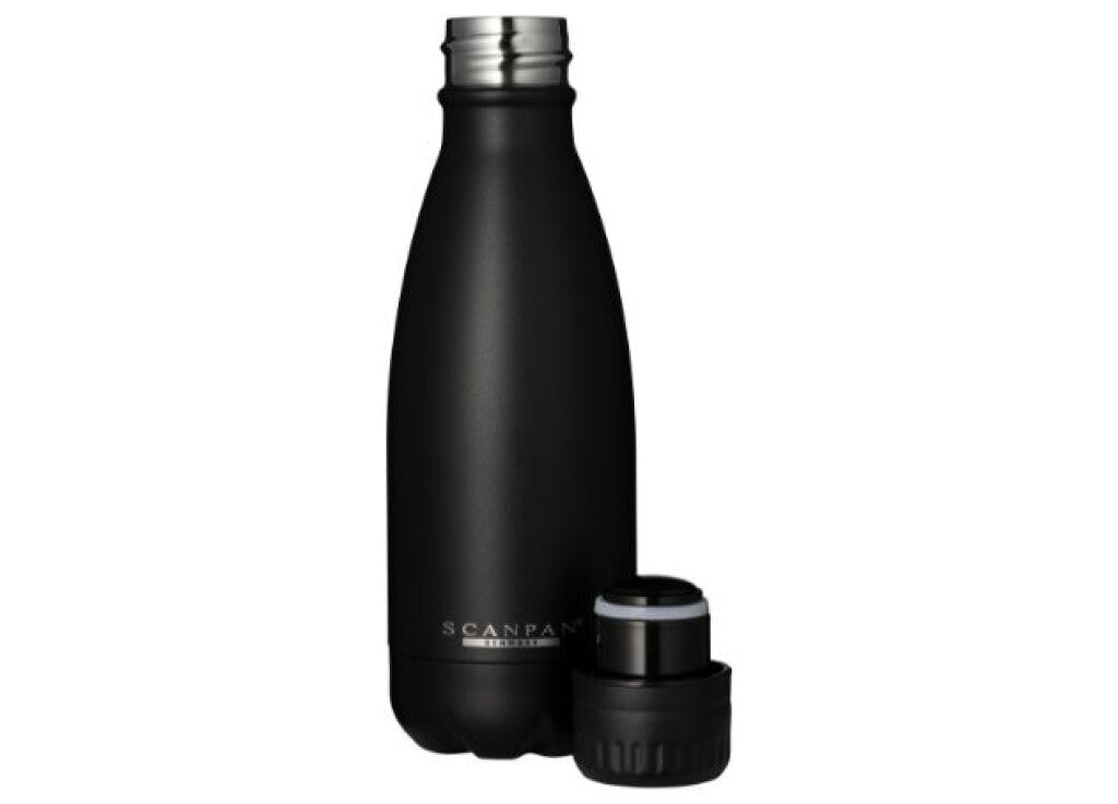 TO GO termoflaske 350 ml i farven Black vist i brug