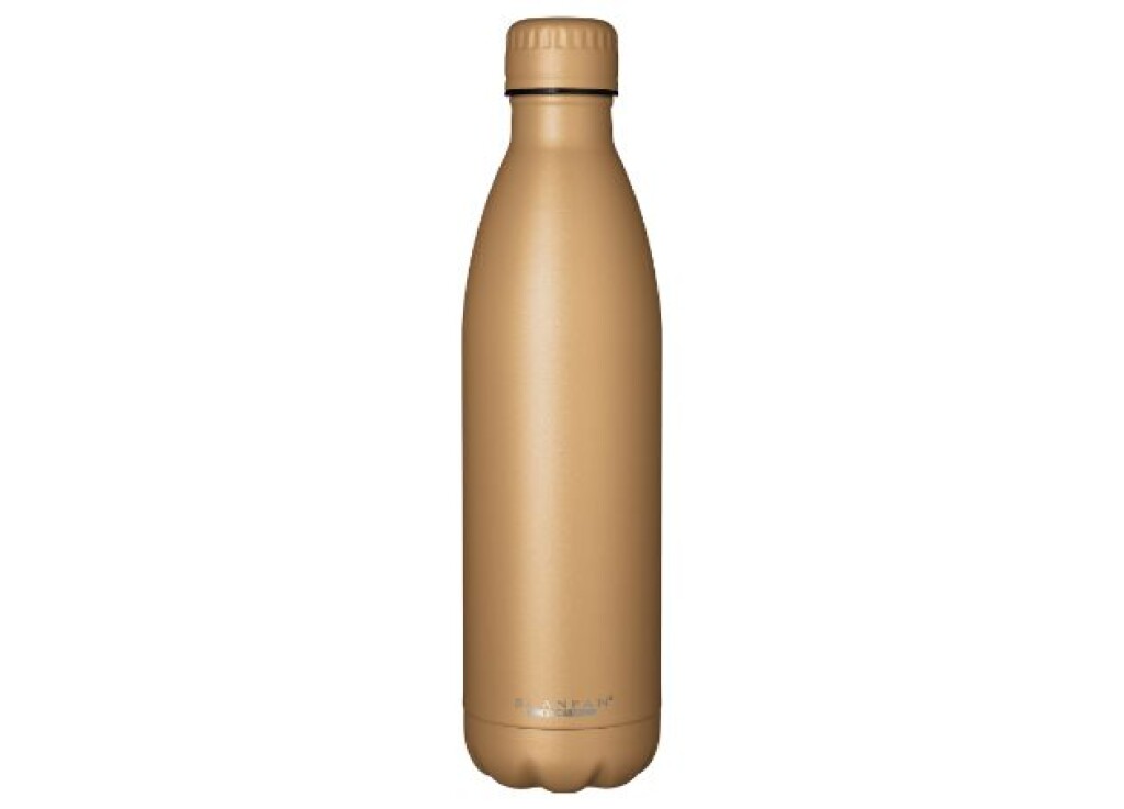 TO GO Thermoflasche 750 ml in der Farbe Tannin auf weißem Hintergrund