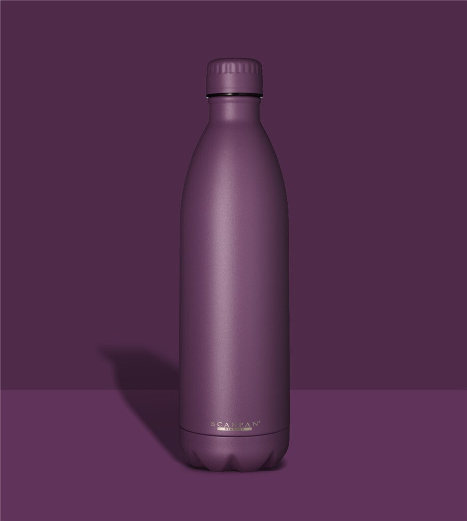 TO GO termoflaske 1000 ml i farven Purple gumdrop på matchende farvebaggrund
