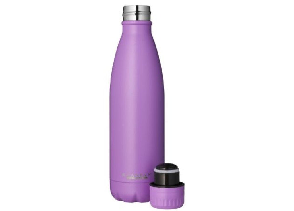 TO GO thermosfles 500 ml in de kleur Deep Lilac in gebruik
