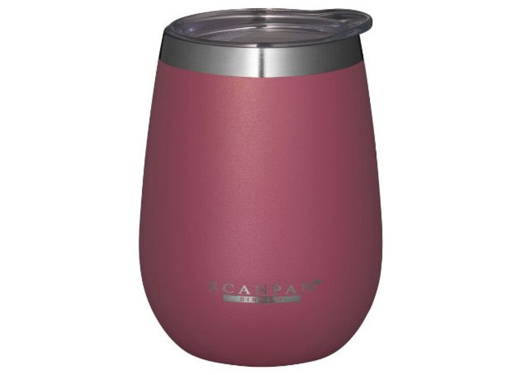 Detail of the TO GO tumbler with lid 300 ml in Persian Red