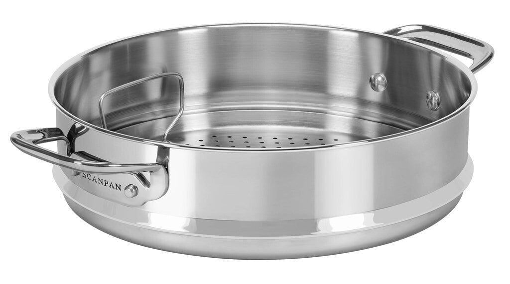 TechnIQ dampindsats 26 cm set skråt forfra på hvid baggrund