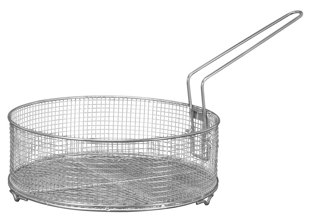 TechnIQ friturekurv 28 cm set skråt forfra på hvid baggrund