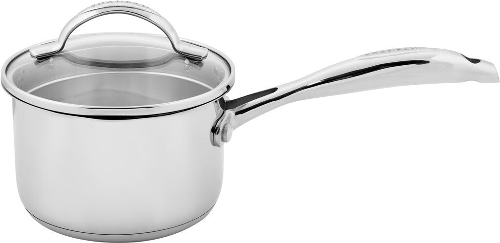 STS steelpan 14 cm van roestvrij staal van boven