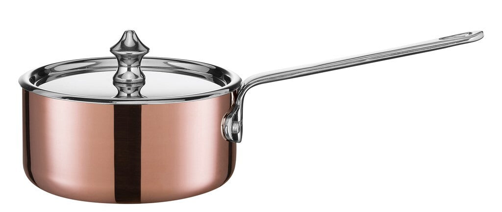 SCANPAN Maitre D' koperen steelpan 0,35 liter van opzij