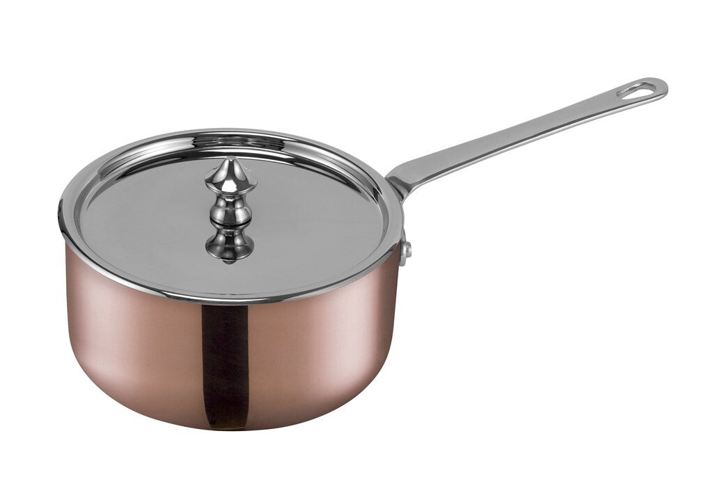 SCANPAN Maitre D' koperen steelpan 0,6 liter met deksel