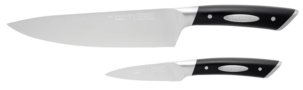 SCANPAN Classic knivsæt med to knive vist på hvid baggrund