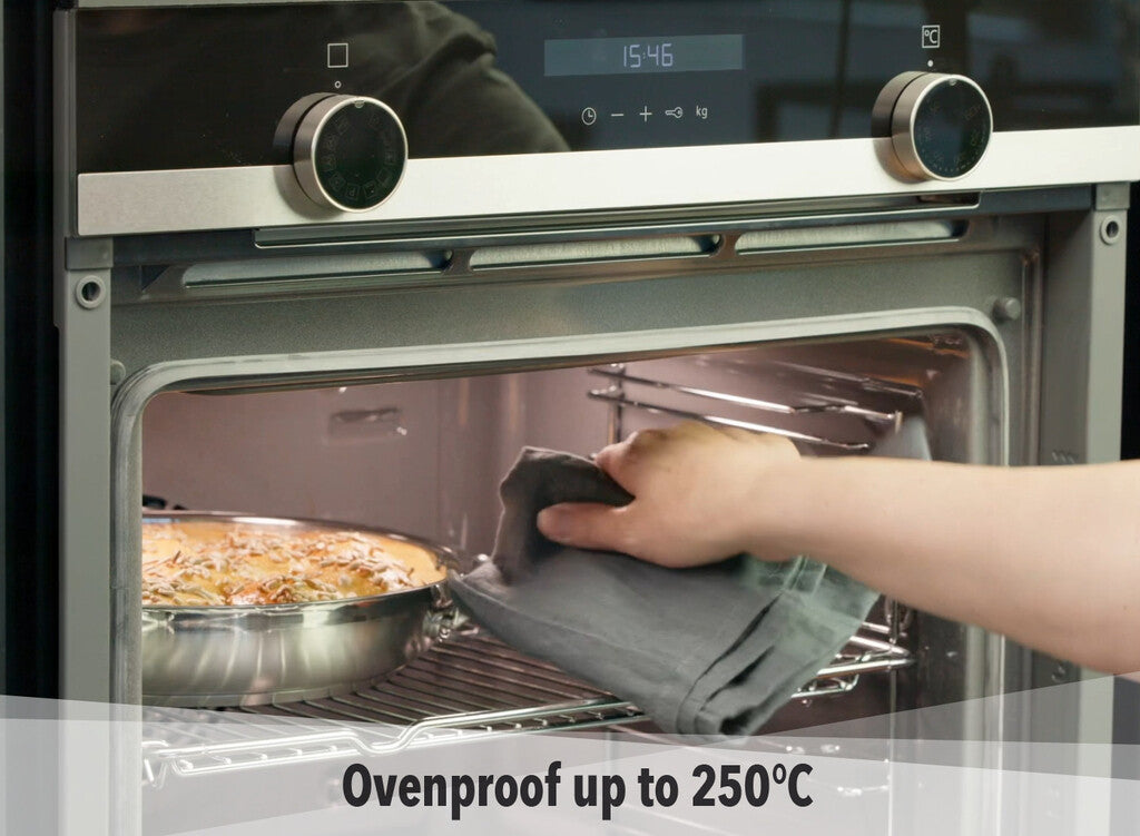 Impact koekenpan – afbeelding over ovenbestendigheid tot 250 °C