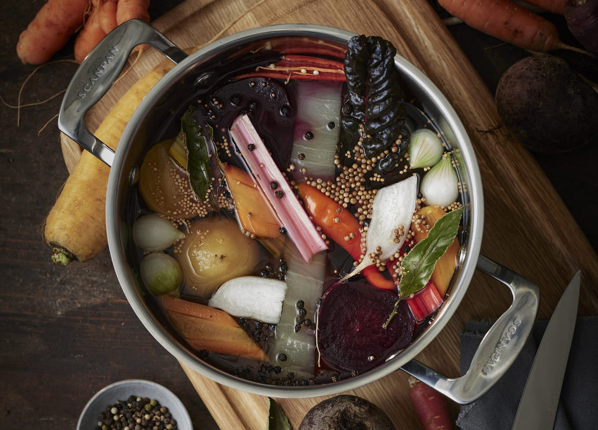 Selection of SCANPAN Impact stainless steel stockpots