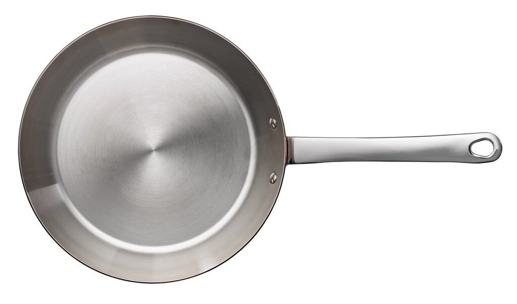 SCANPAN Maitre D' stegepande 24 cm set ovenfra med inderside i rustfrit stål