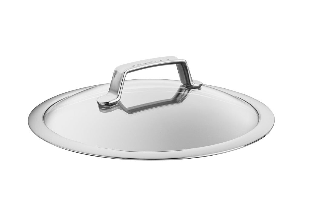 TechnIQ Glasdeckel 26 cm, schräg von vorn auf weißem Hintergrund
