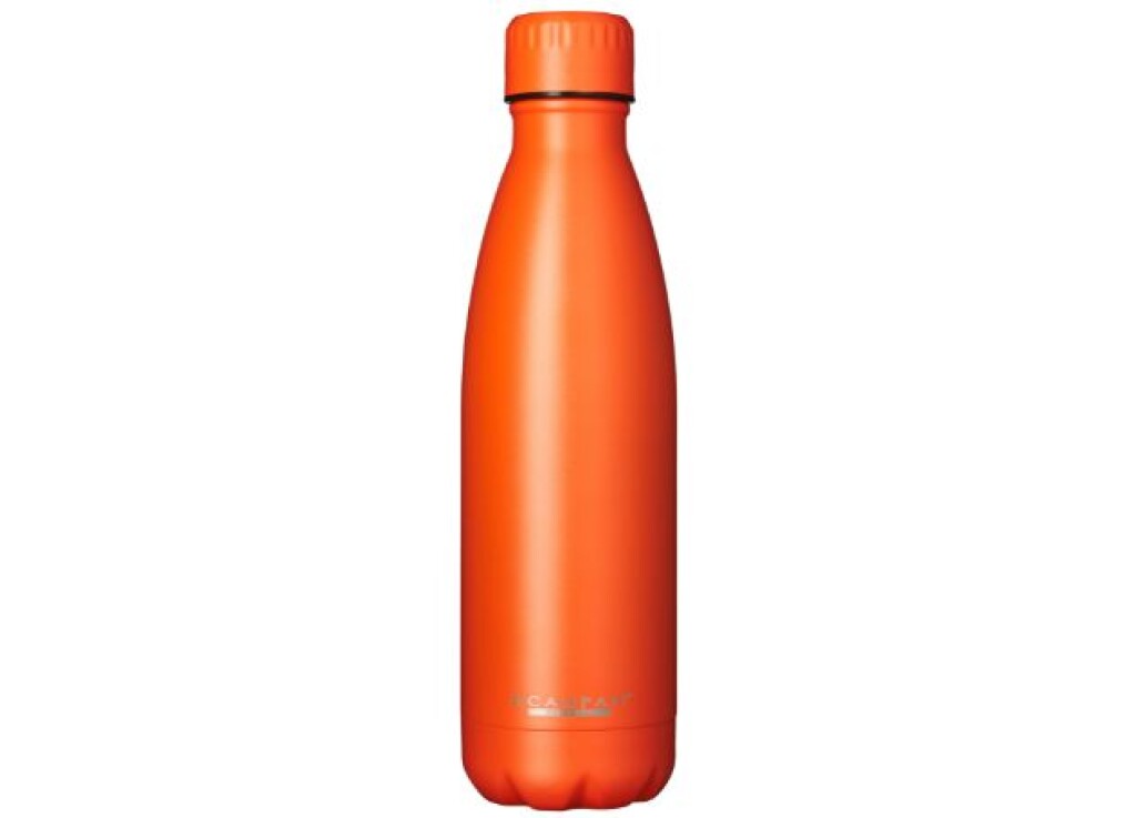 TO GO thermosfles 500 ml in de kleur Orange op een witte achtergrond