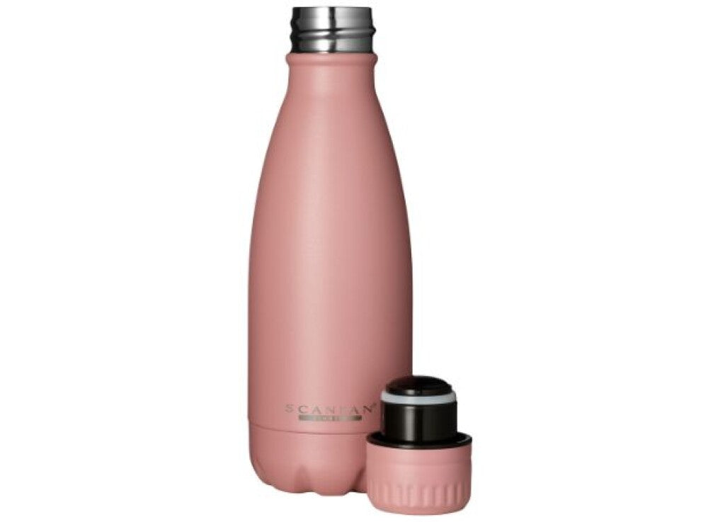 TO GO termoflaske 350 ml i farven Ash rose vist i brug