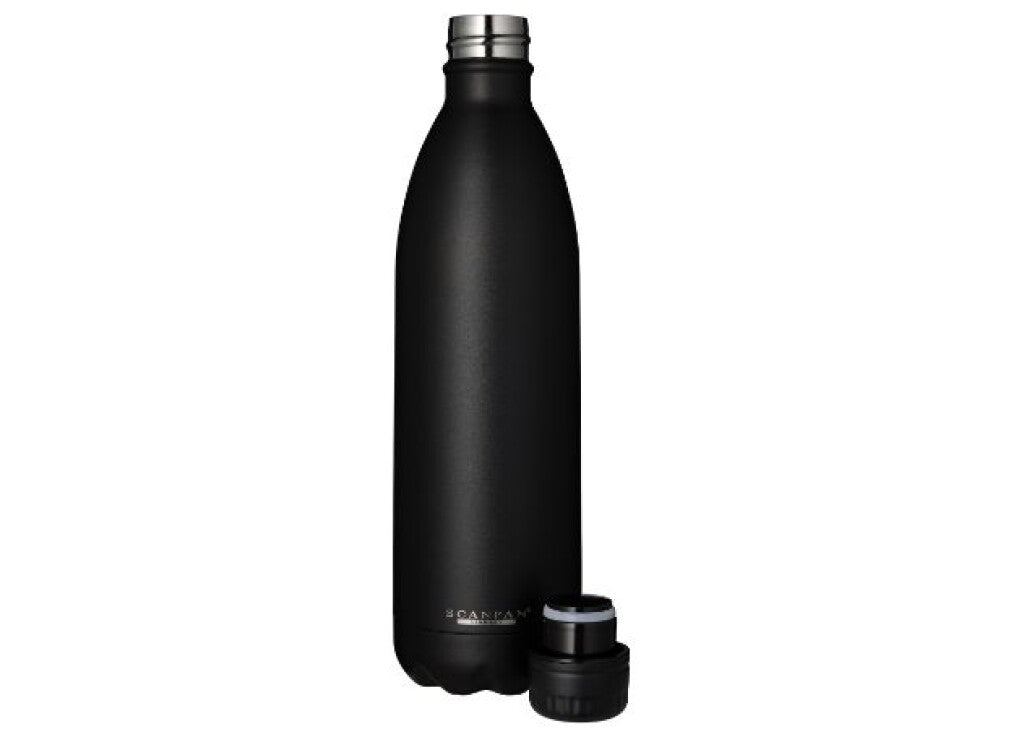 TO GO termoflaske 1000 ml i farven Black vist i brug