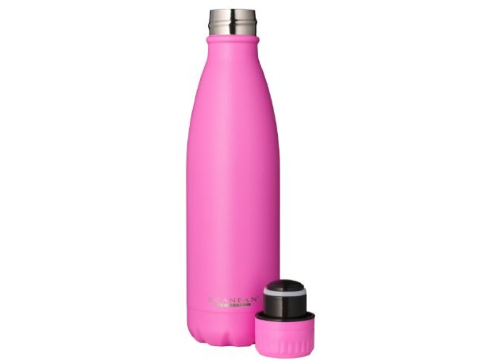 TO GO thermosfles 500 ml in de kleur Pink Cosmos in gebruik