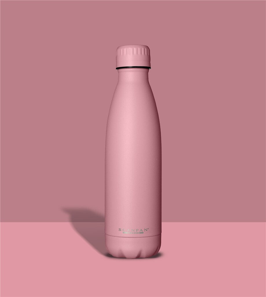 TO GO thermosfles 500 ml in de kleur Candy Pink op een bijpassende achtergrond