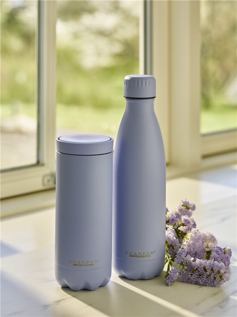 TO GO thermosfles 500 ml in de kleur Baby Lavender op een witte achtergrond