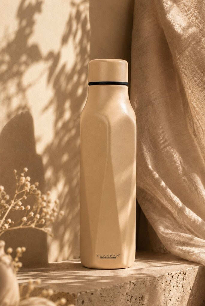 TO GO Explore termoflaske 500 ml i farven Sand vist på hvid baggrund