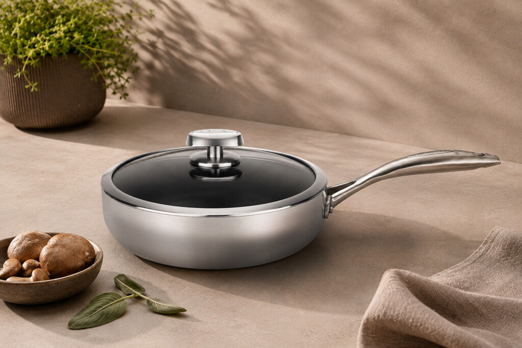 CTQ sauteuse med lokk