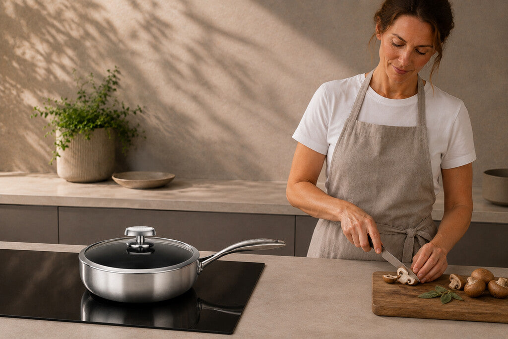 CTQ sauteuse med lokk