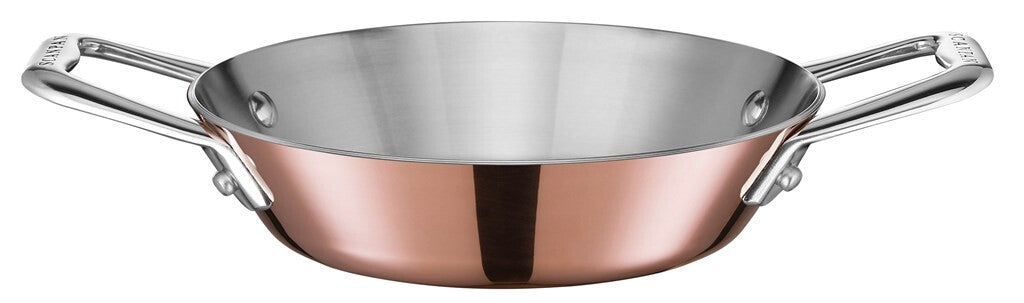 SCANPAN Maitre D' mini paellapande 16 cm i kobber set fra siden