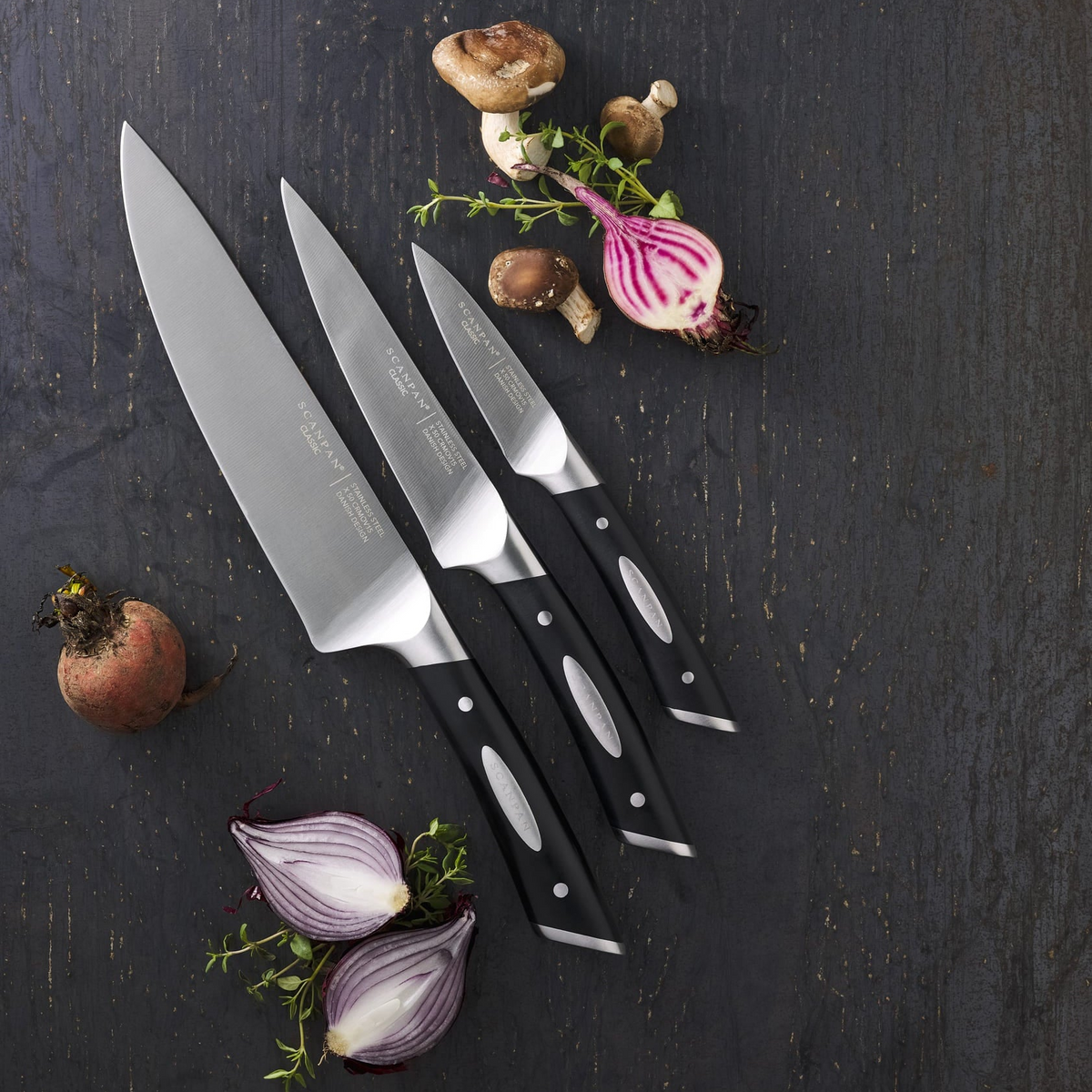SCANPAN Classic-messenset met drie messen