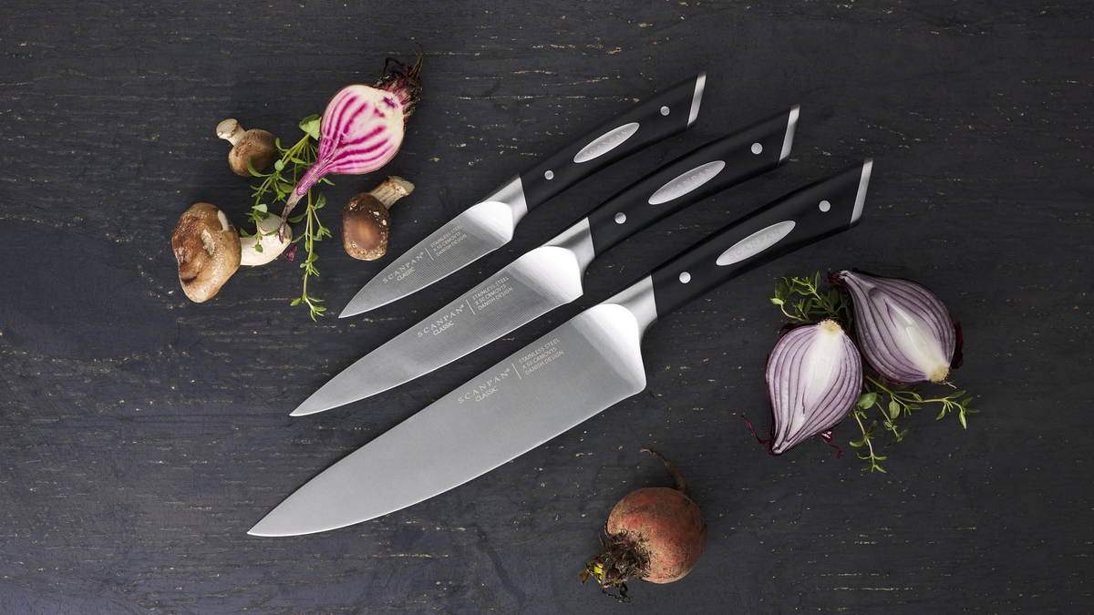 SCANPAN Classic kokkesæt med tre knive
