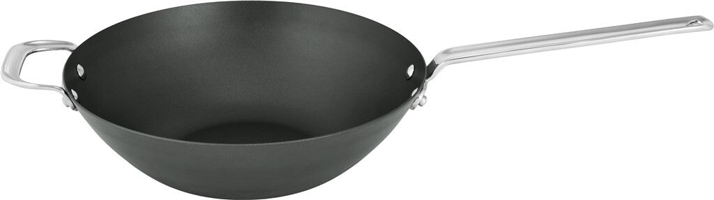 Black Iron wok 30 cm – set fra siden