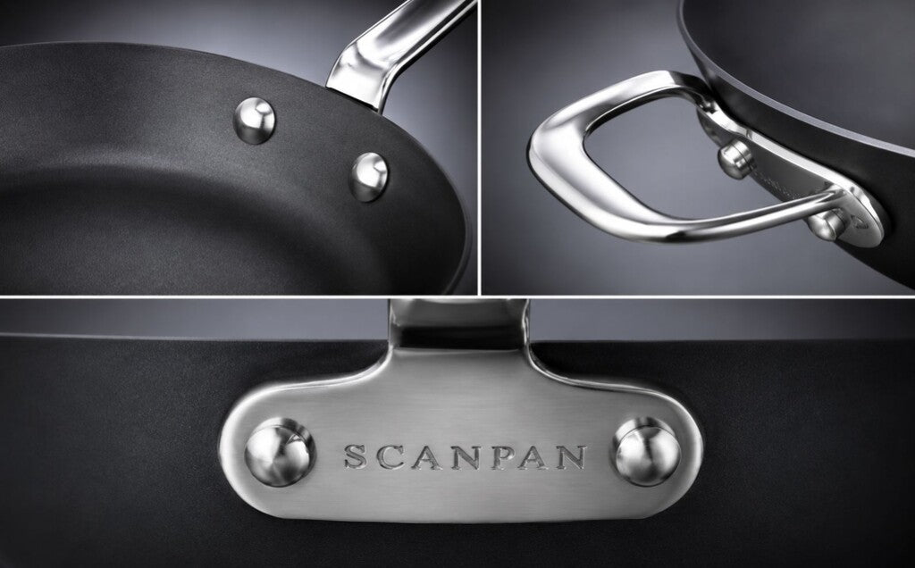 Black Iron wok – detalje af håndtag og samlinger