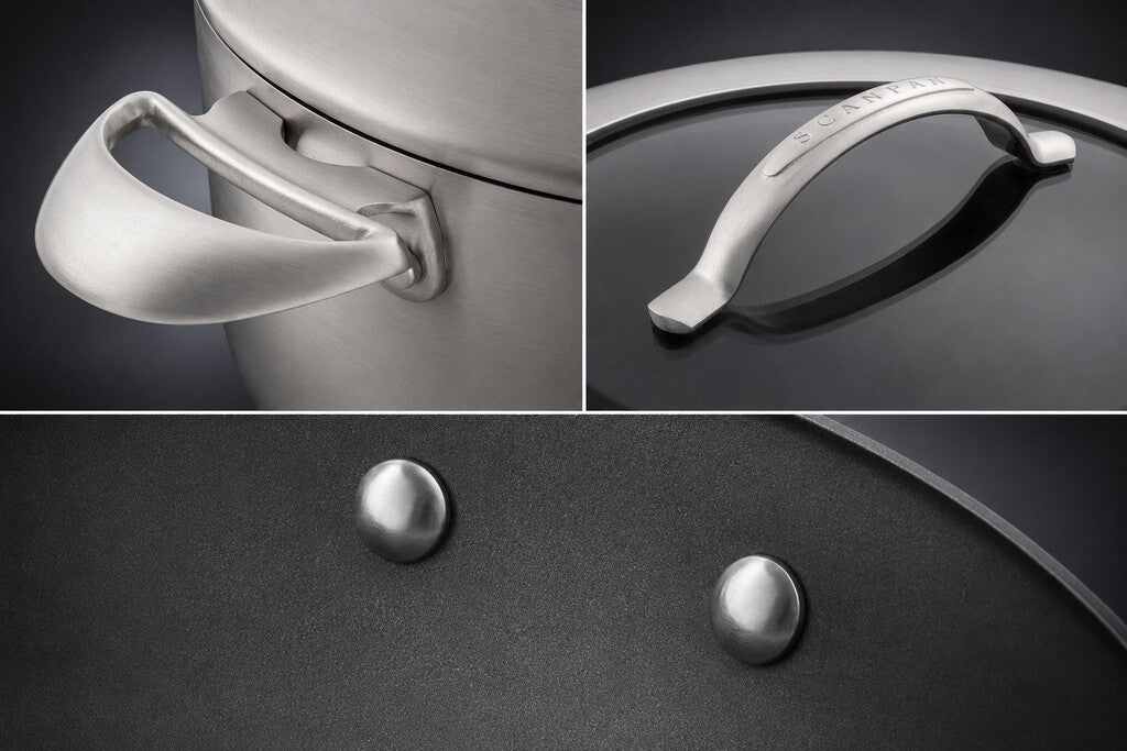 CTX steelpan – detail van constructie en handgreep