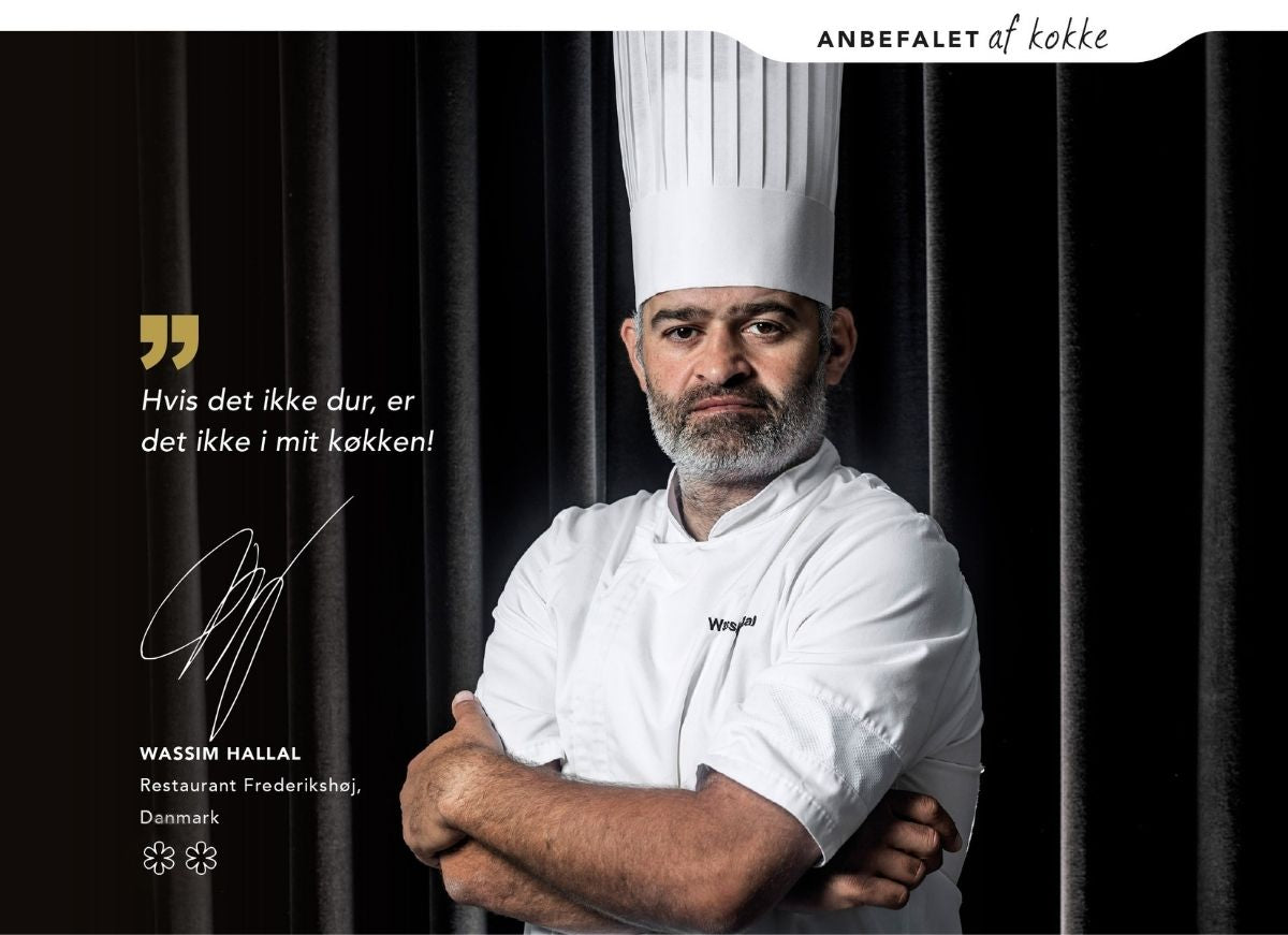 Kokken Wassim Hallal med SCANPAN-kogegrej