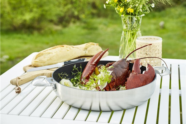 Kreeft bereid in een SCANPAN CTX-chefpan