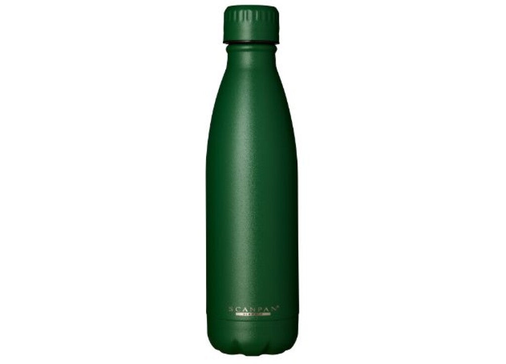 TO GO thermosfles 500 ml in de kleur Forest green op een witte achtergrond