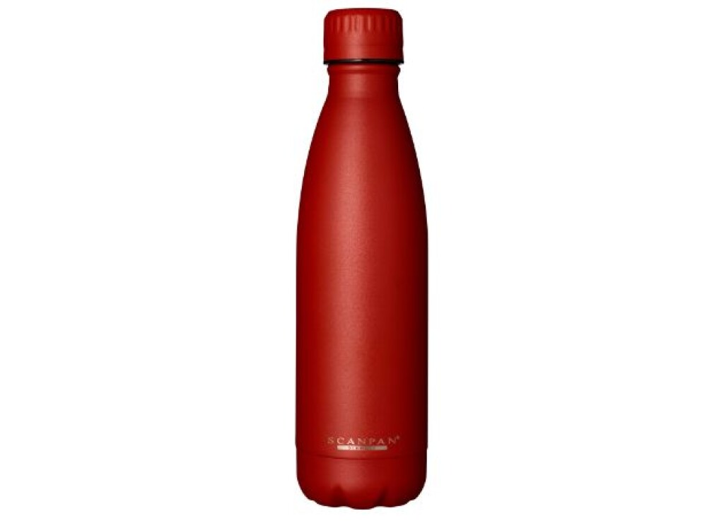 TO GO thermosfles 500 ml in de kleur Reynolde red op een witte achtergrond