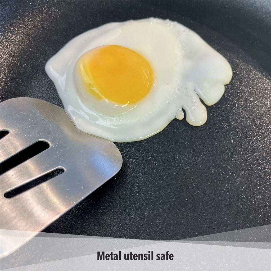 Pro SB+ gryde – grafik om brug af metalredskaber